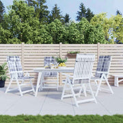 High back chair cushions 4 pcs gray plaid Oxford fabric V3331 Vetonek