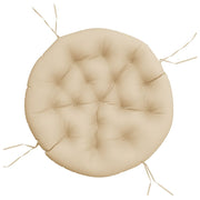 Round beige Oxford fabric cushion Ø 100x11 cm V3812 Vetonek