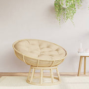 Round beige Oxford fabric cushion Ø 100x11 cm V3812 Vetonek