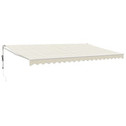 Cream automatic retractable awning 5x3 m V4901 Vetonek