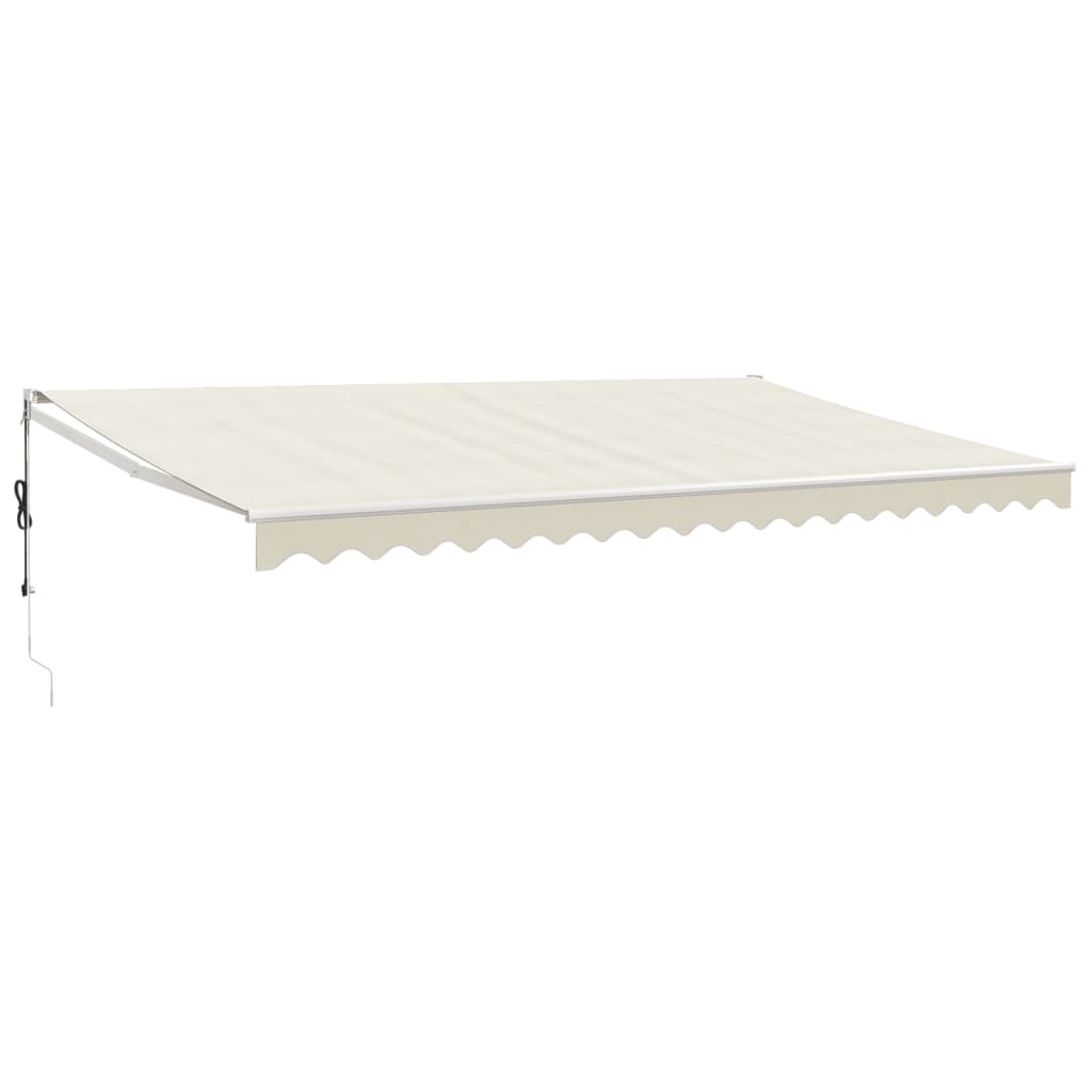 Cream automatic retractable awning 5x3 m V4901 Vetonek