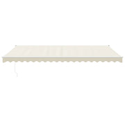 Cream automatic retractable awning 5x3 m V4901 Vetonek