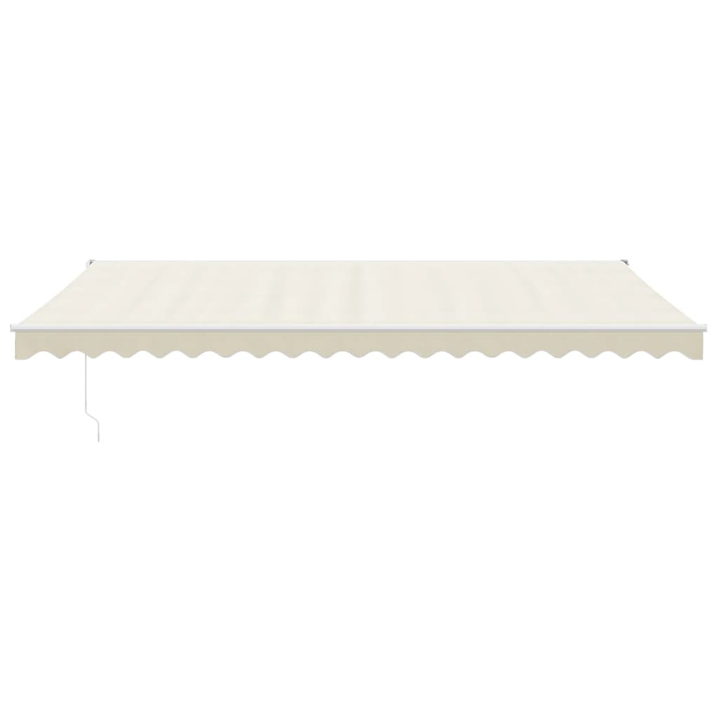 Cream automatic retractable awning 5x3 m V4901 Vetonek