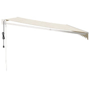 Cream automatic retractable awning 5x3 m V4901 Vetonek