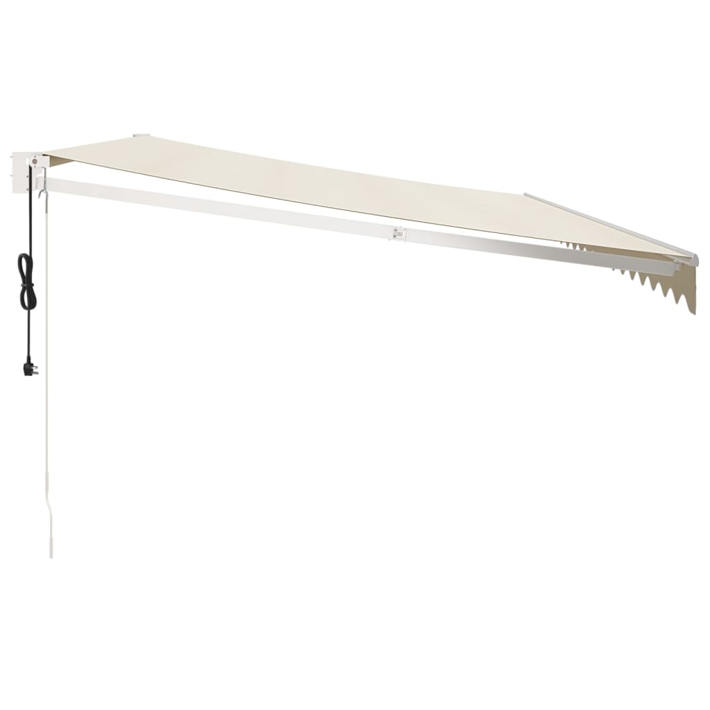 Cream automatic retractable awning 5x3 m V4901 Vetonek