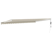 Cream automatic retractable awning 5x3 m V4901 Vetonek
