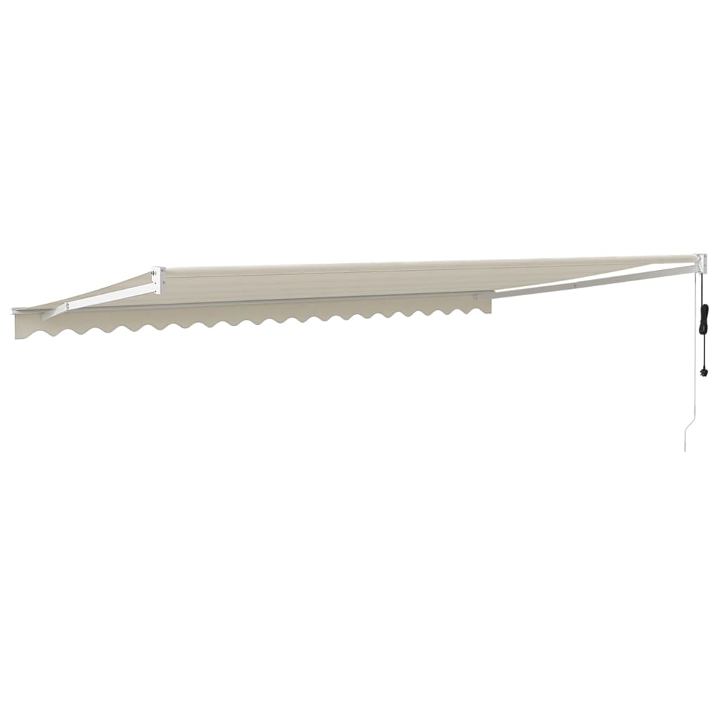 Cream automatic retractable awning 5x3 m V4901 Vetonek