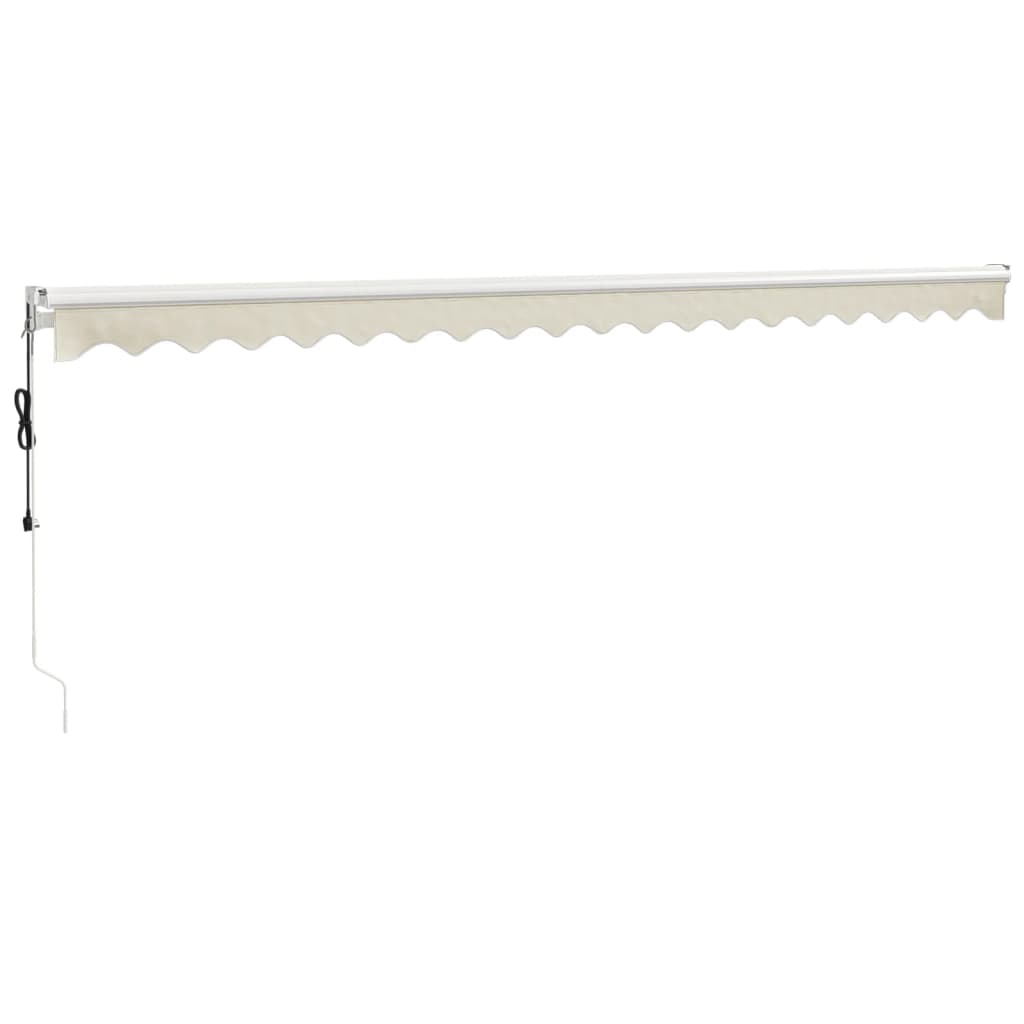 Cream automatic retractable awning 5x3 m V4901 Vetonek