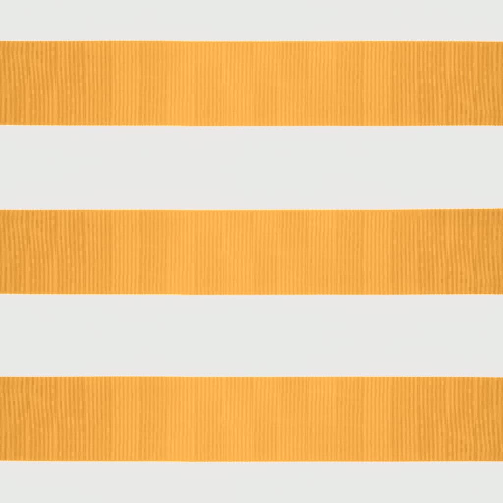 Yellow and white automatic retractable awning 4.5x3 m V4949 Vetonek