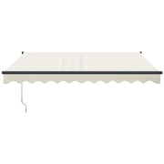 Cream automatic retractable awning 3x2.5 m V5113 Vetonek