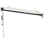 Cream automatic retractable awning 3x2.5 m V5113 Vetonek
