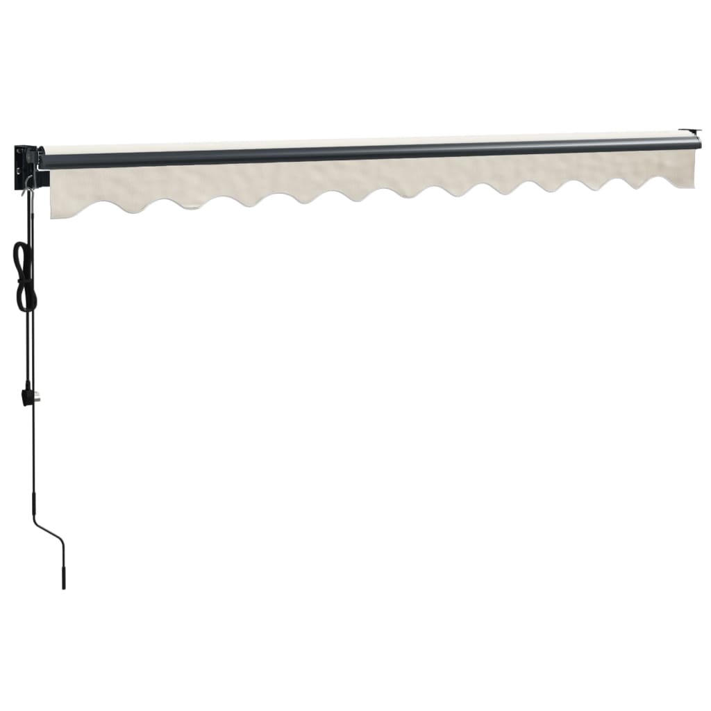 Cream automatic retractable awning 3x2.5 m V5113 Vetonek