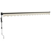 Cream automatic retractable awning 4x3 m V5137 Vetonek
