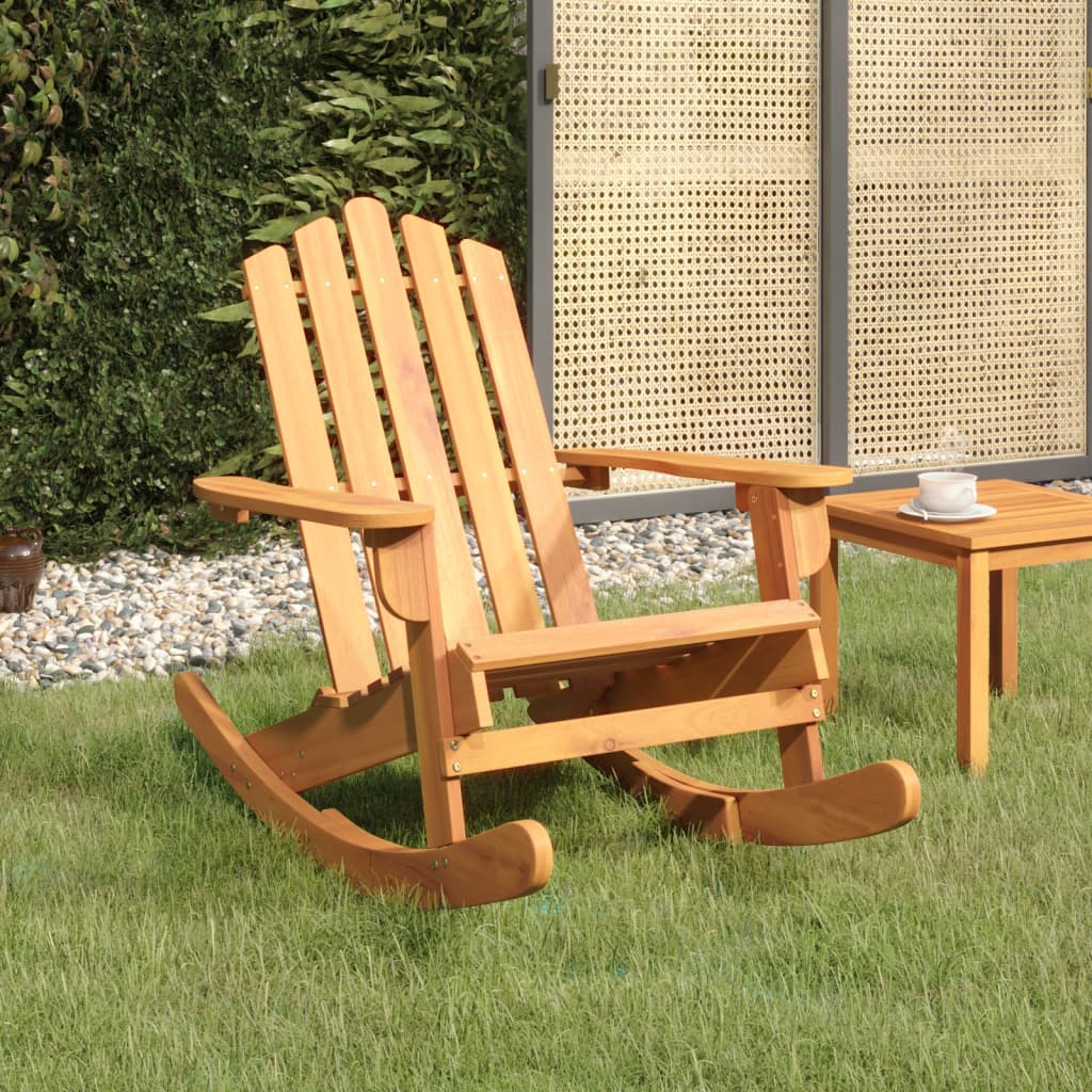 Vetonek Silla mecedora Adirondack madera maciza acacia