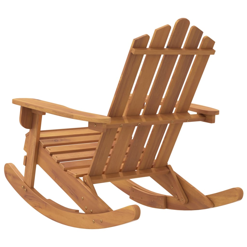 Silla mecedora Adirondack madera maciza acacia vidaXL