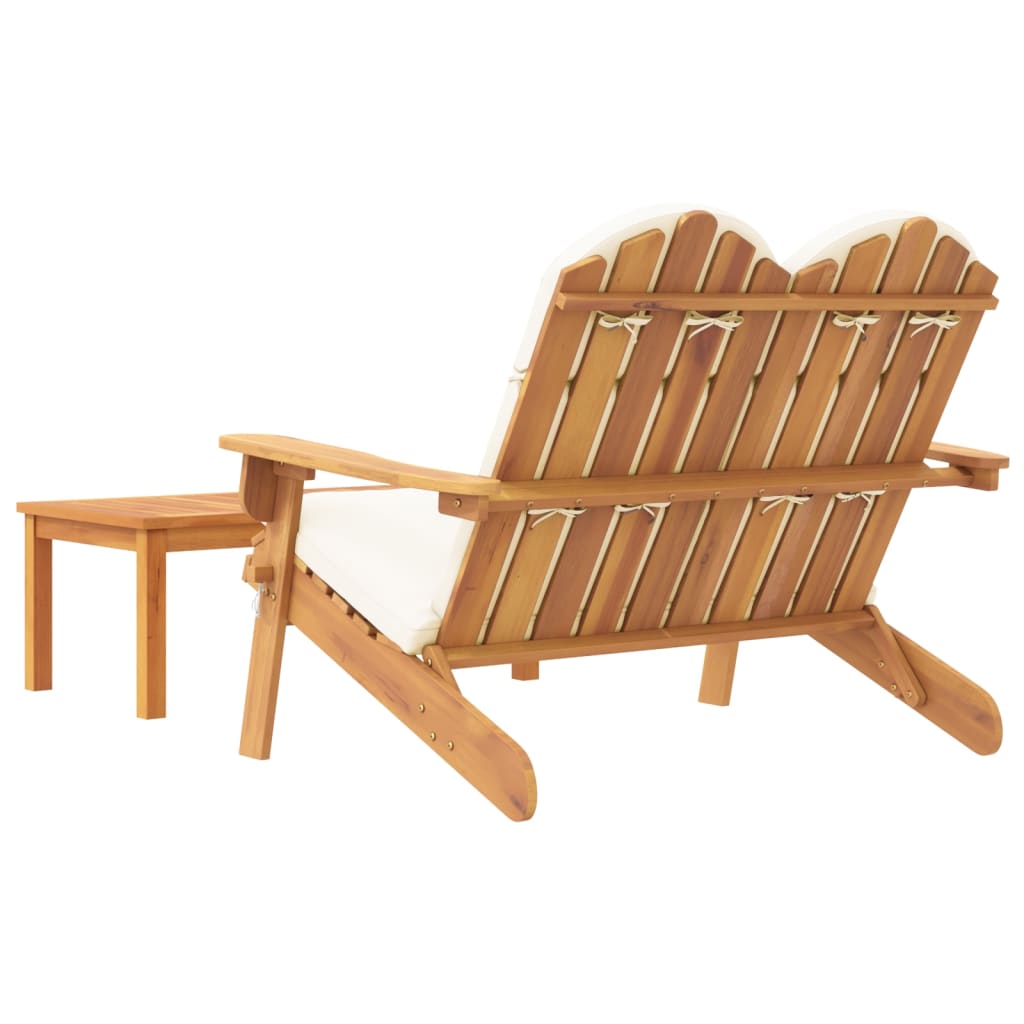 Juego de muebles de jardín Adirondack 2 piezas madera acacia vidaXL