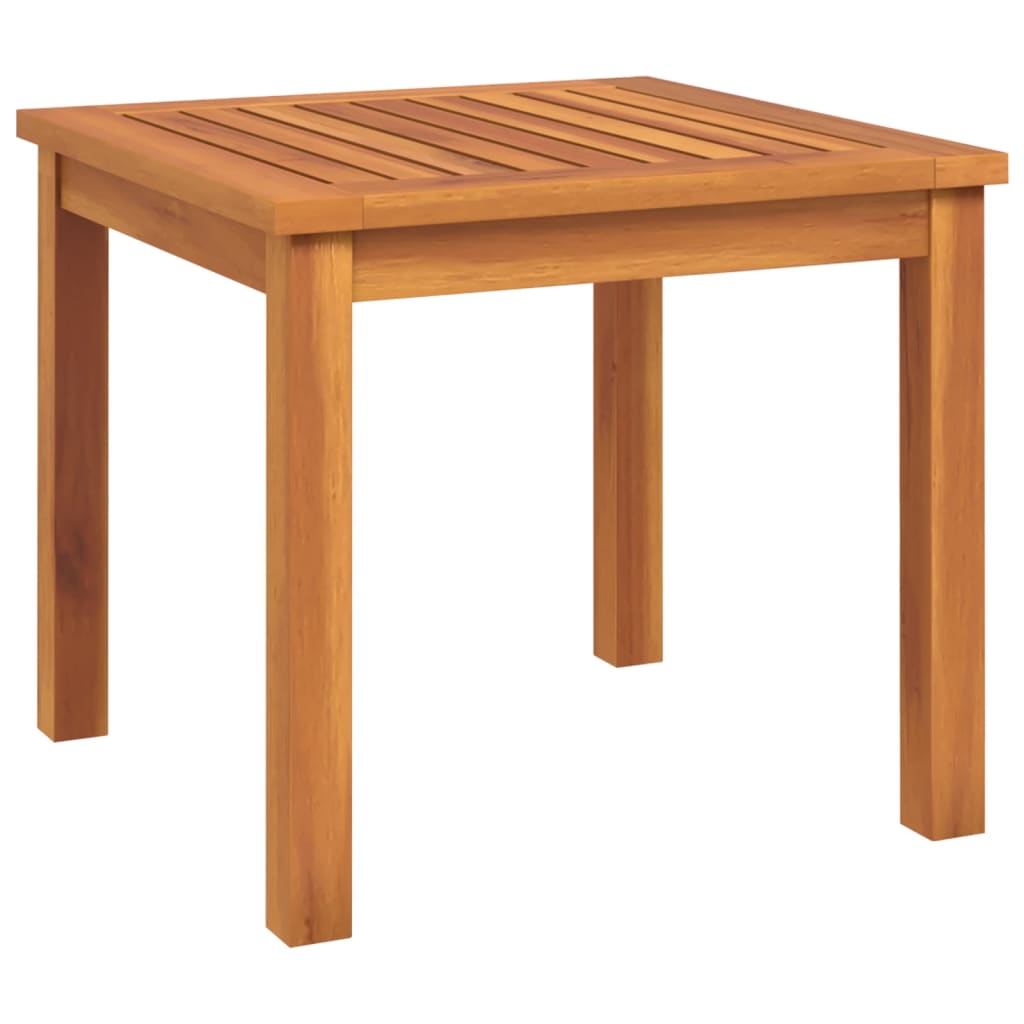 Mesa de centro de madera maciza de acacia 40x40x36 cm