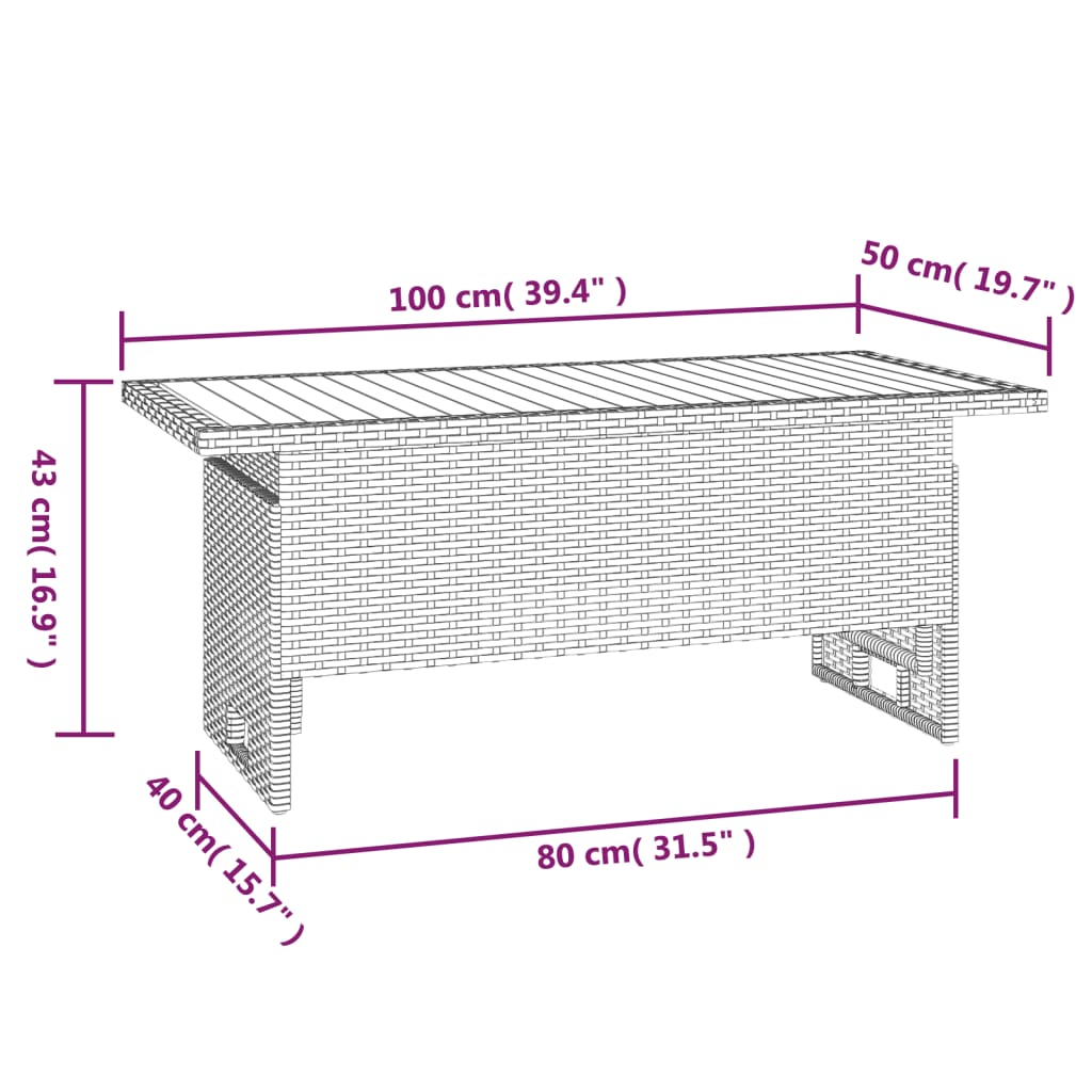 Set de muebles de jardín 2 pzas y cojines ratán sintético negro vidaXL