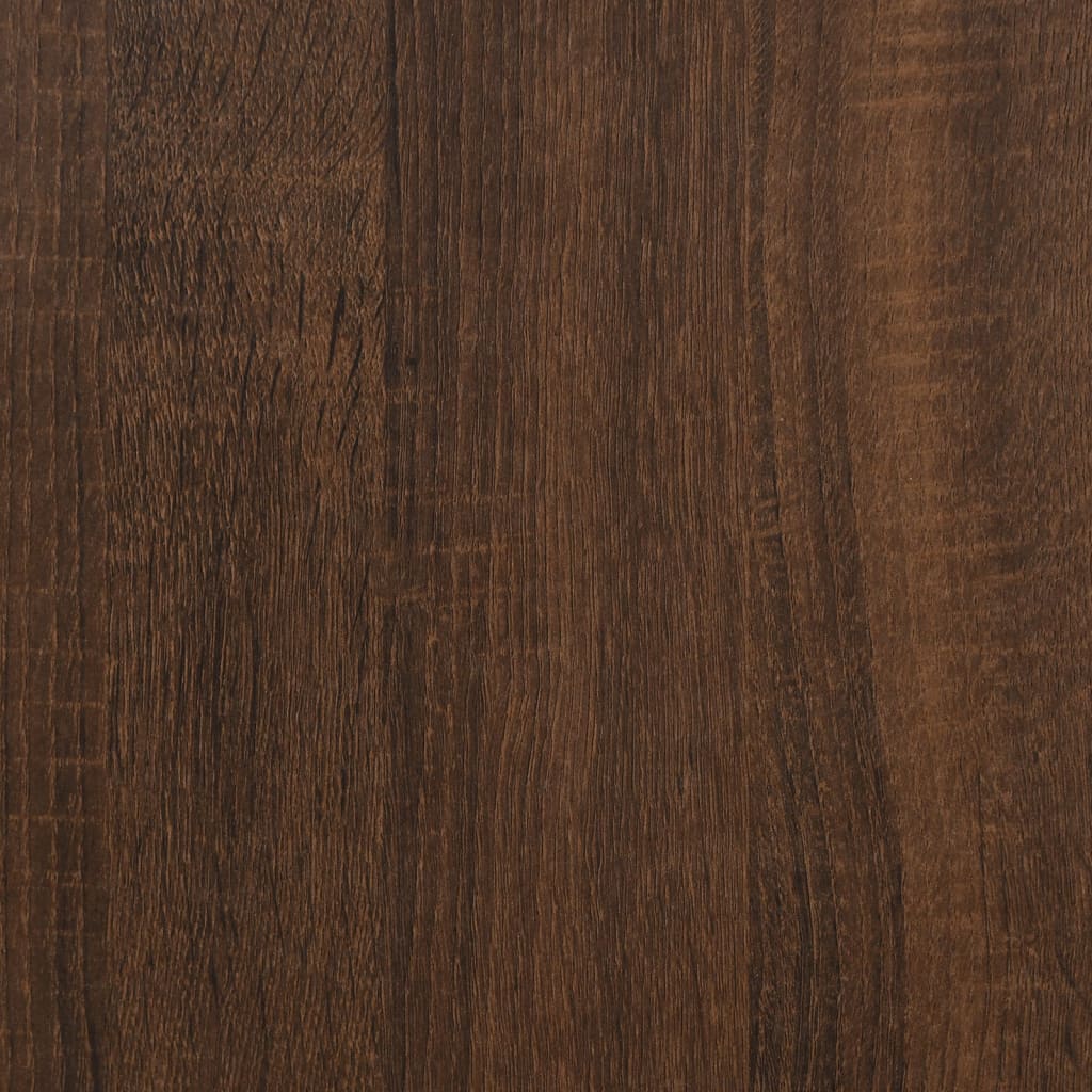 Mesa auxiliar madera marrón roble 40x42x50 cm vidaXL