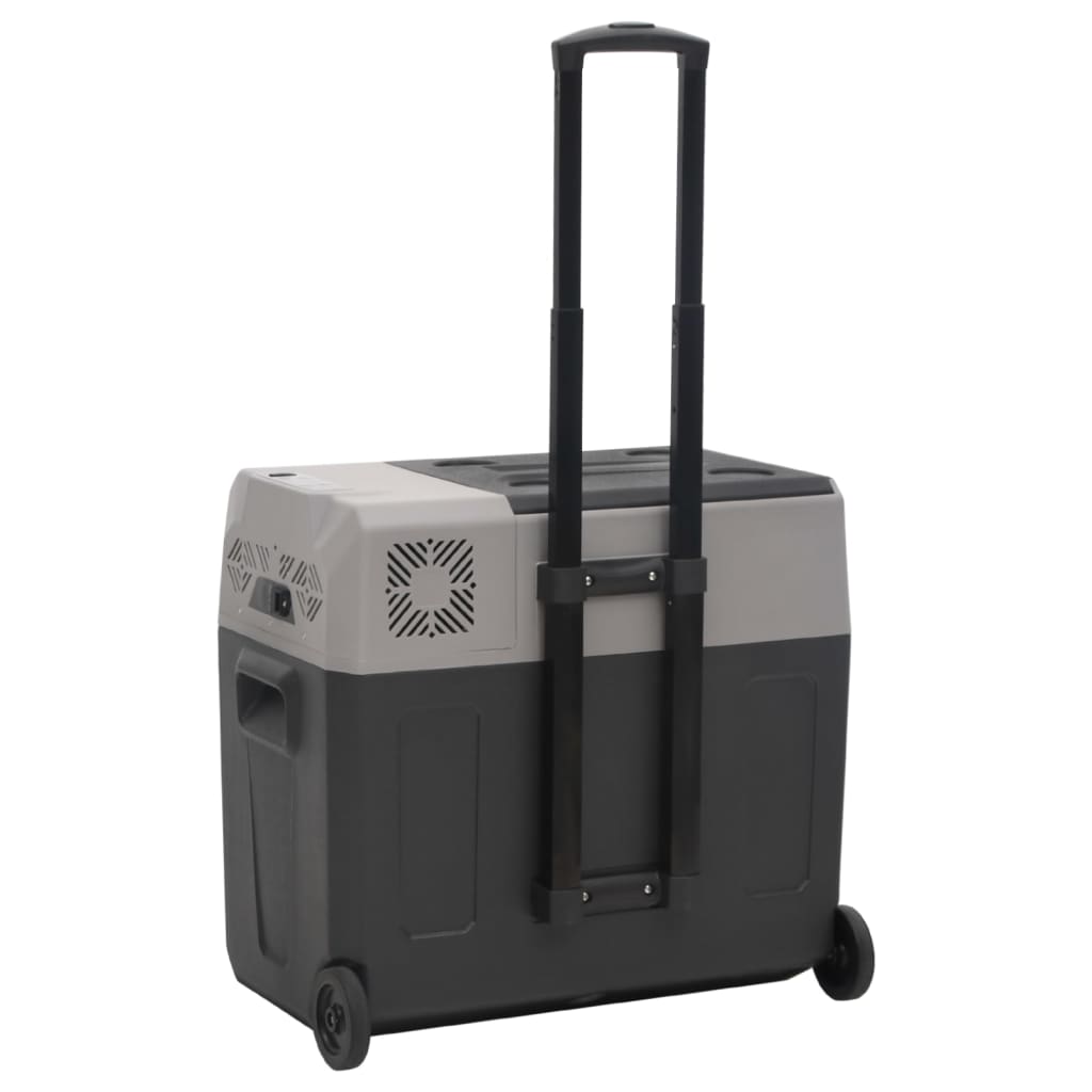 Nevera with wheels and black and gray polypropylene handle 40 l v82