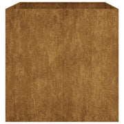 Jardinera de acero corten 80x80x80 cm v9678 - Vetonek