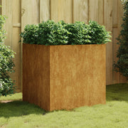 Jardinera de acero corten 80x80x80 cm v9678 Vetonek