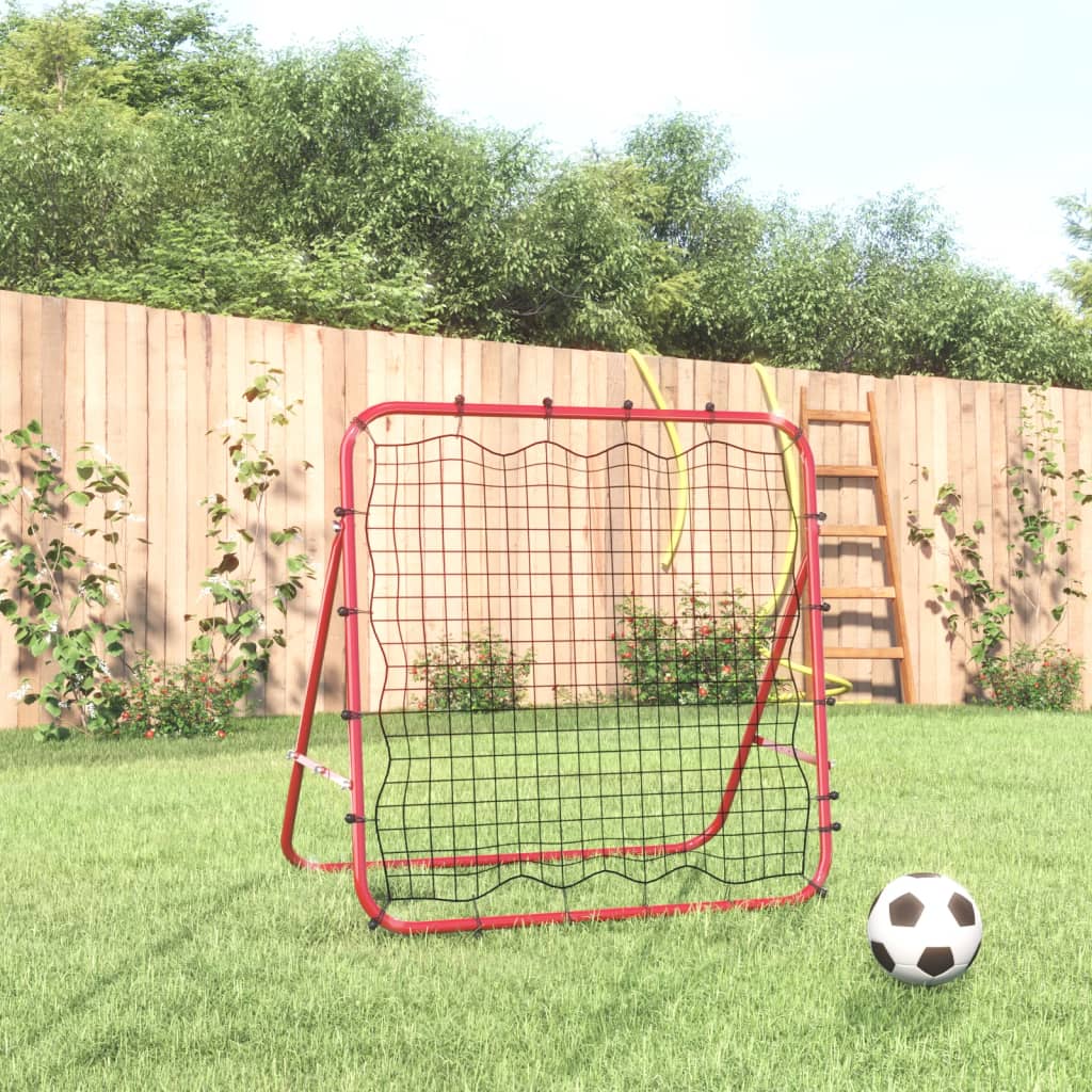 Vetonek Red de rebote ajustable para fútbol acero y PE 96x80x96 cm