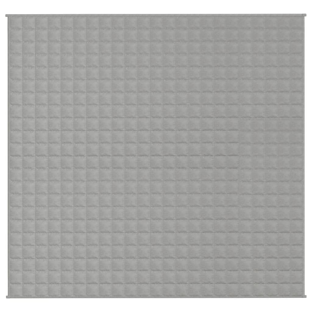 Manta con peso tela gris 220x230 cm 11 kg v3149 - Vetonek