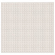 Manta con peso tela color crema claro 220x240 cm 11 kg v3514 - Vetonek