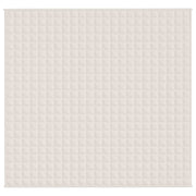 Manta con peso tela color crema claro 220x230 cm 15 kg v3521 - Vetonek