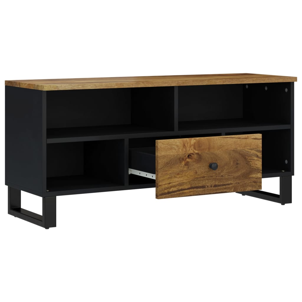 TV furniture Mango and wood 100x33x46 cm