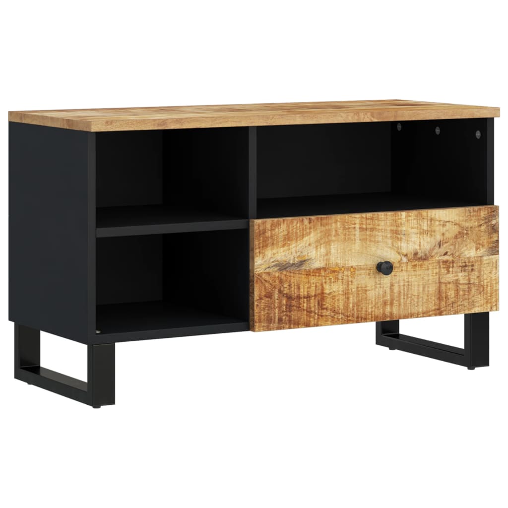 TV furniture Mango and wood 80x33x46 cm