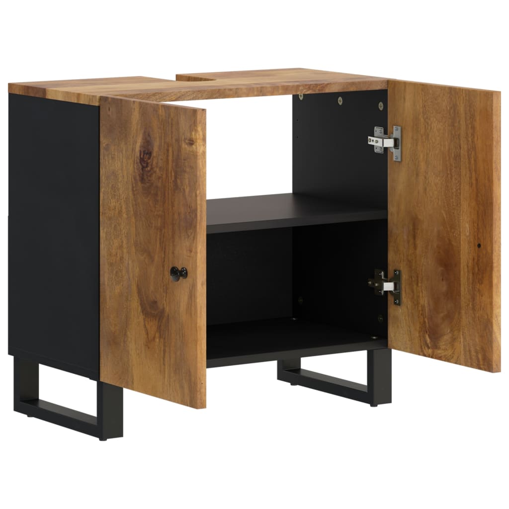 Mueble de lavabo madera mango y madera sintetizada Nexus 62x33x58 cm