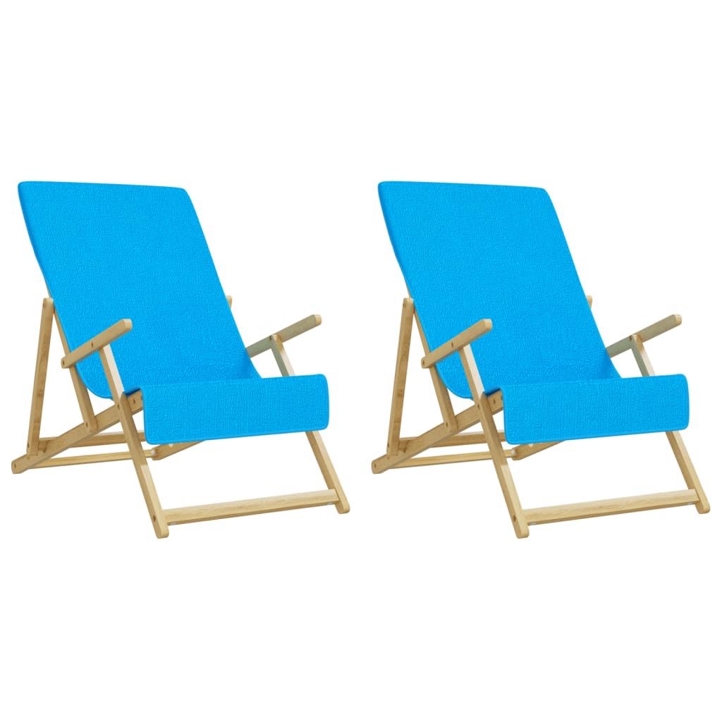 Toallas de playa 2 uds tela turquesa 400 g/m² 60x135 cm vidaXL