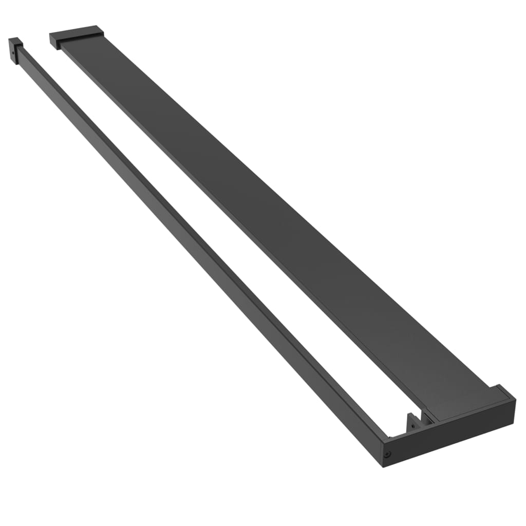 Vetonek Black aluminum shower wall shelf 80 cm