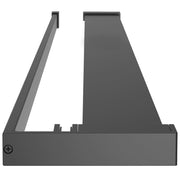 Black aluminum shower wall shelf 90 cm v9967 - Vetonek