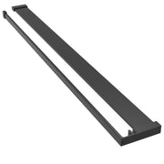 Vetonek Black aluminum shower wall shelf 118 cm