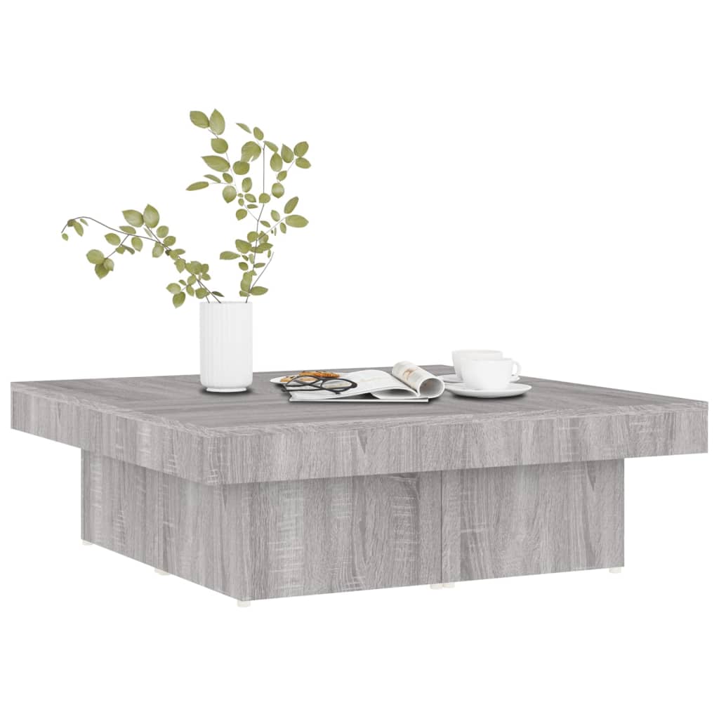 Sonoma Grey Holzmitte Tabelle 90x90x28 cm