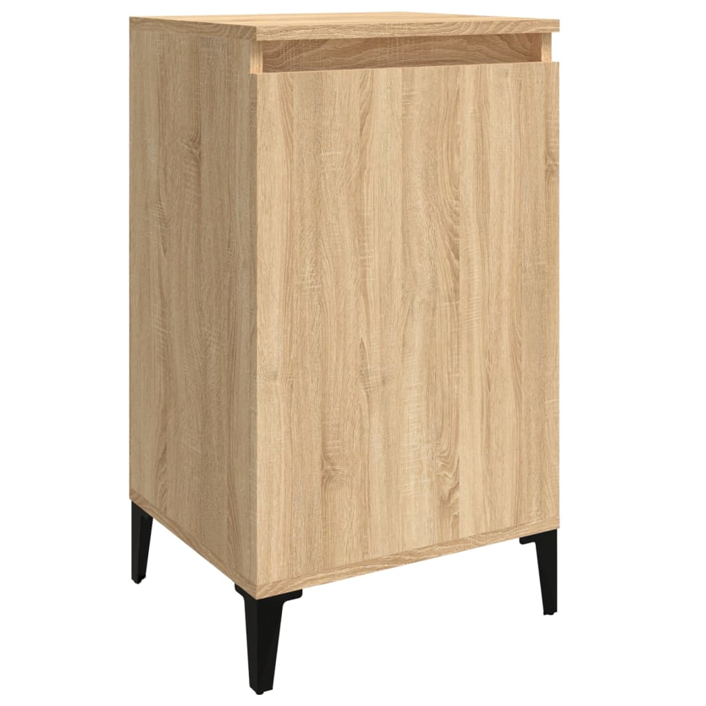 Mesitas de noche 2 uds madera roble 40x35x70 cm vidaXL