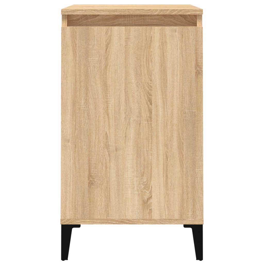 Mesitas de noche 2 uds madera roble 40x35x70 cm vidaXL