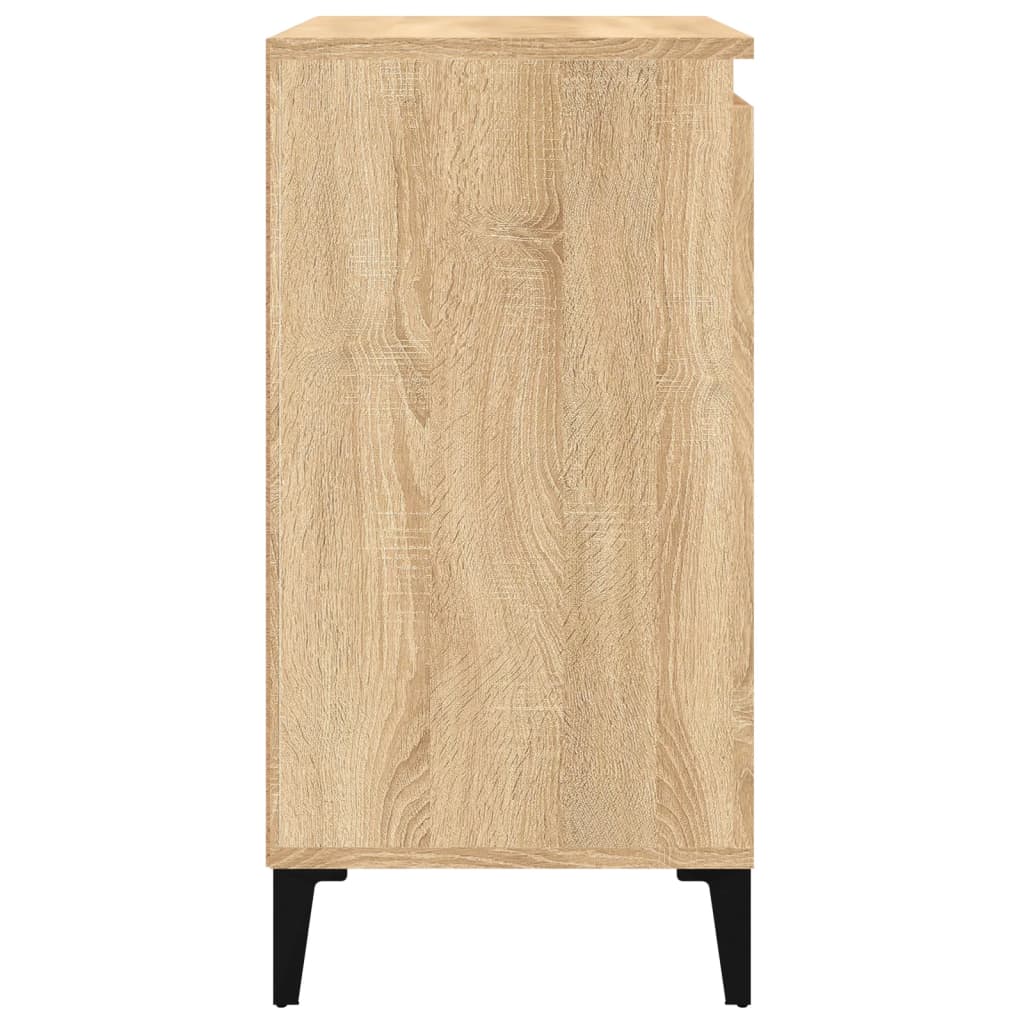 Mesitas de noche 2 uds madera roble 40x35x70 cm vidaXL