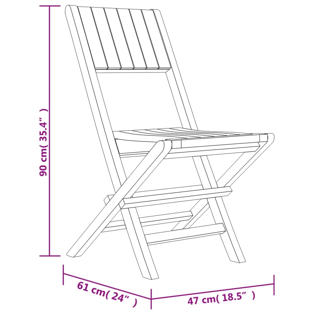 Juego de comedor para jardín 5 piezas madera maciza de teca vidaXL