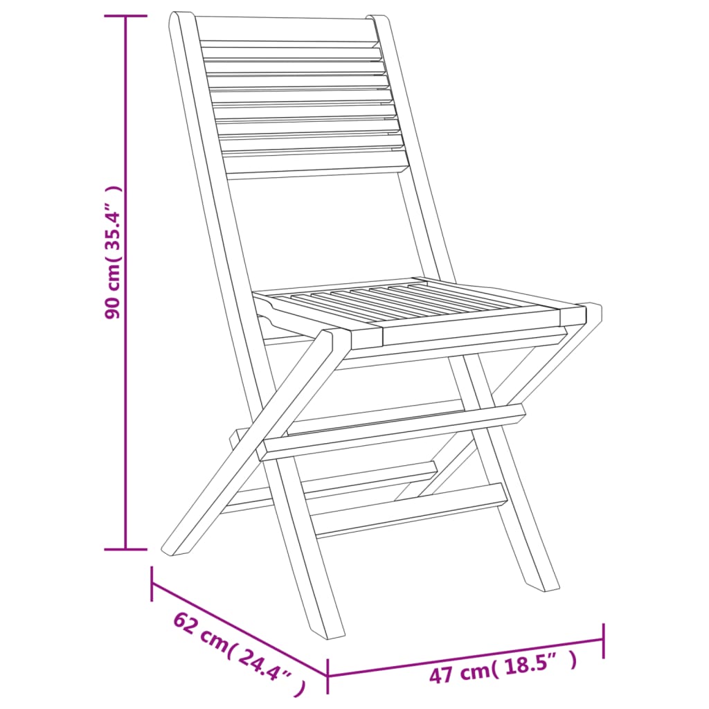 Juego de comedor para jardín 5 piezas madera maciza de teca vidaXL