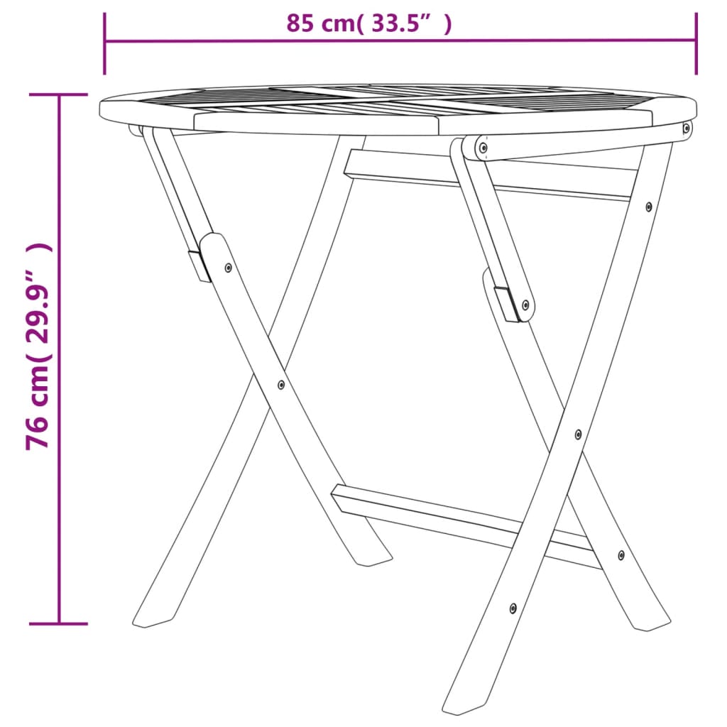 Juego de comedor para jardín 5 piezas madera maciza de teca vidaXL