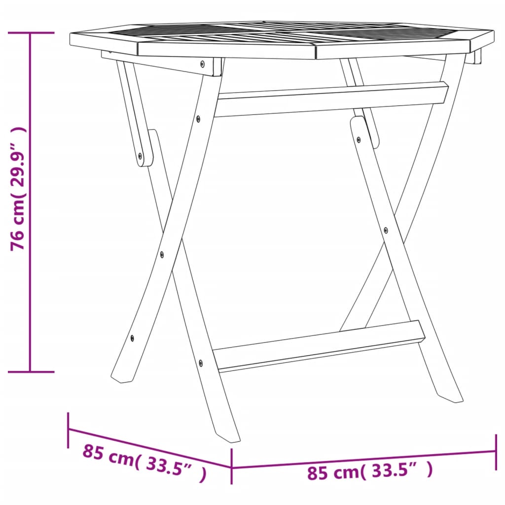 Juego de comedor para jardín 5 piezas madera maciza de teca vidaXL