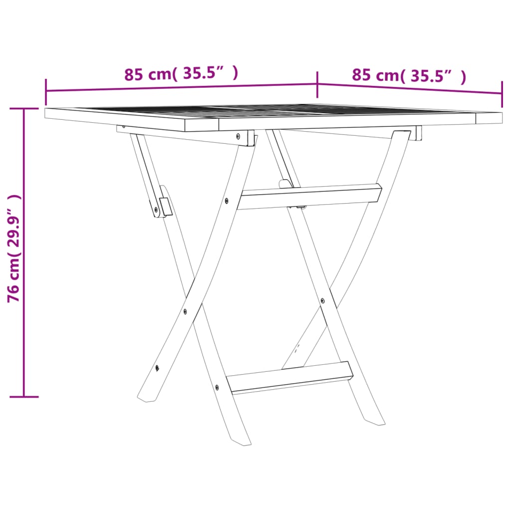 Juego de comedor para jardín 5 piezas madera maciza de teca vidaXL