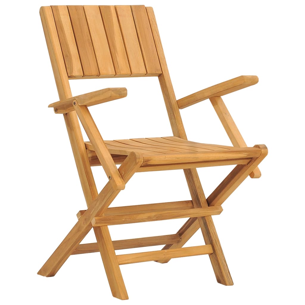 Folding garden chairs 6 UDS Macker Wood Teak 55x61x90 cm