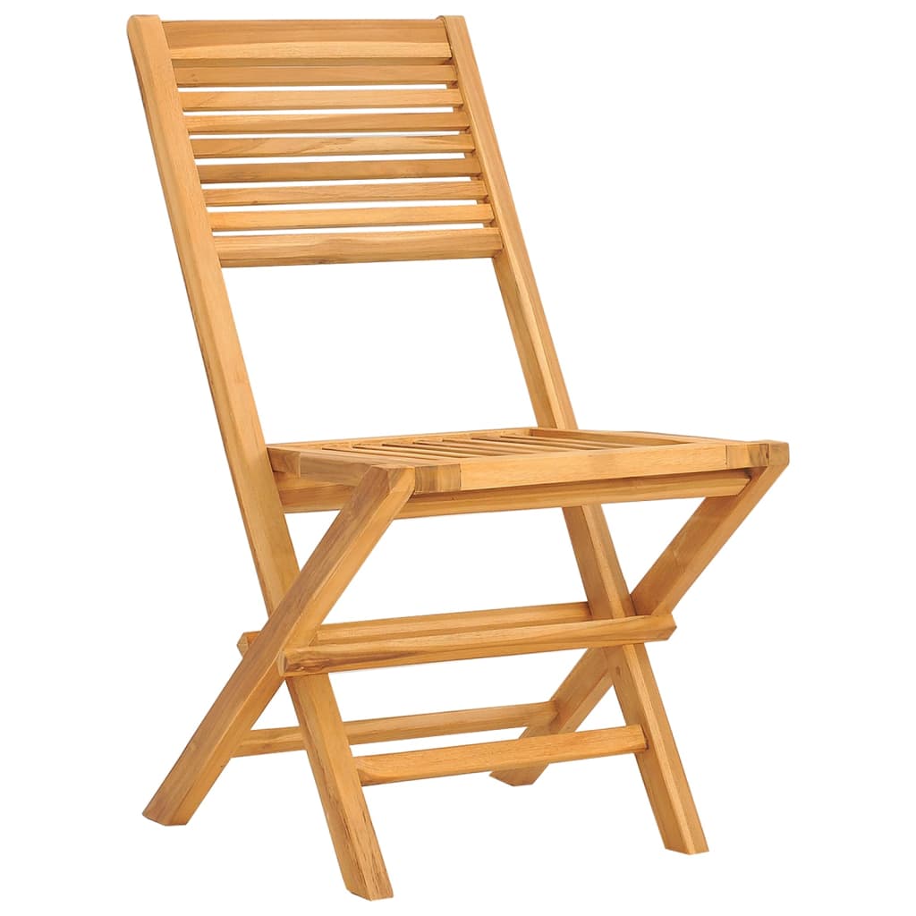 Folding garden chairs 6 UDS Macker Wood Teak 47x62x90 cm