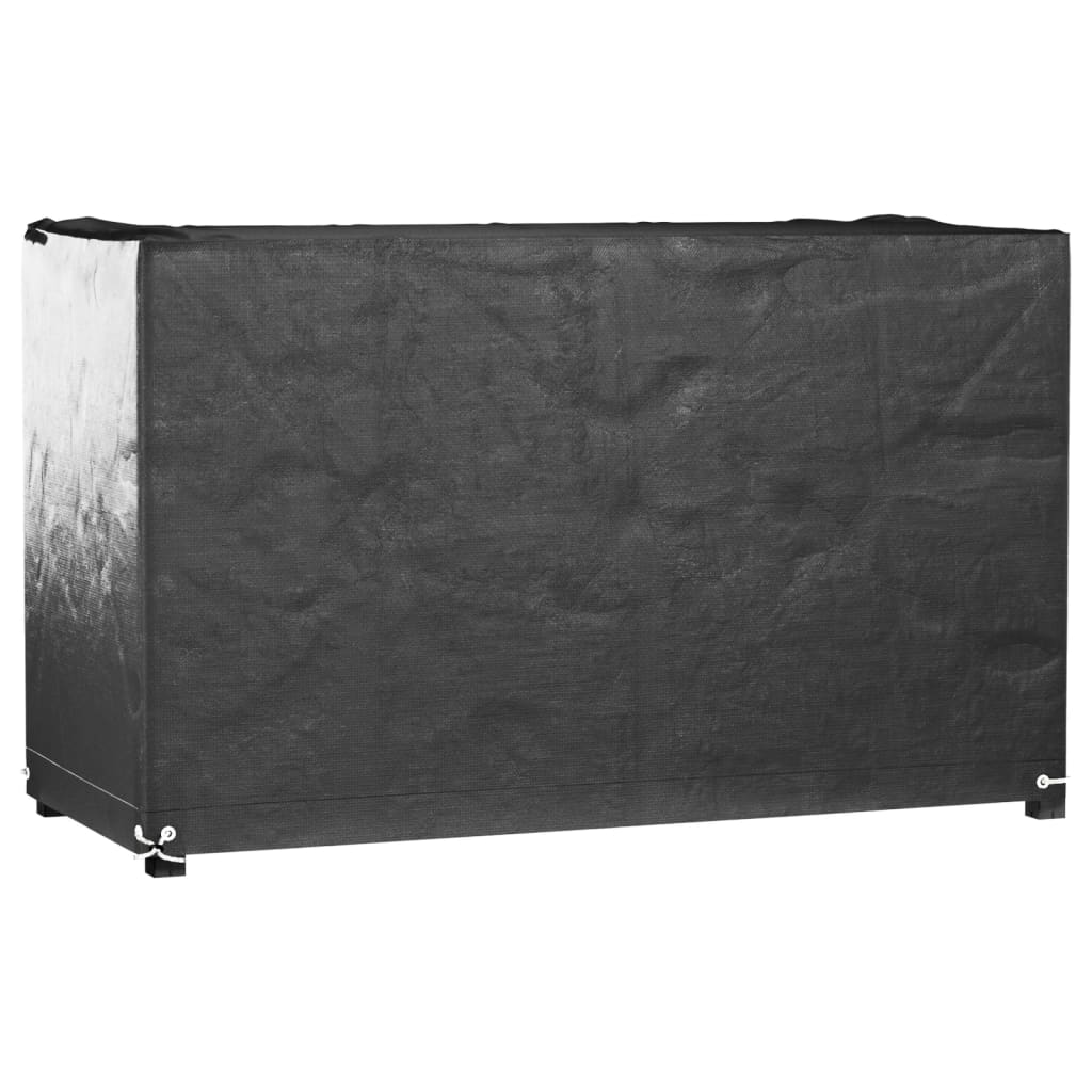 Fundas muebles de jardín 2 uds 8 ojales rectangular 125x55x75cm vidaXL