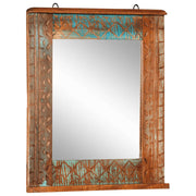 Conjunto de muebles de baño 4 piezas madera maciza reciclada V85 - Vetonek